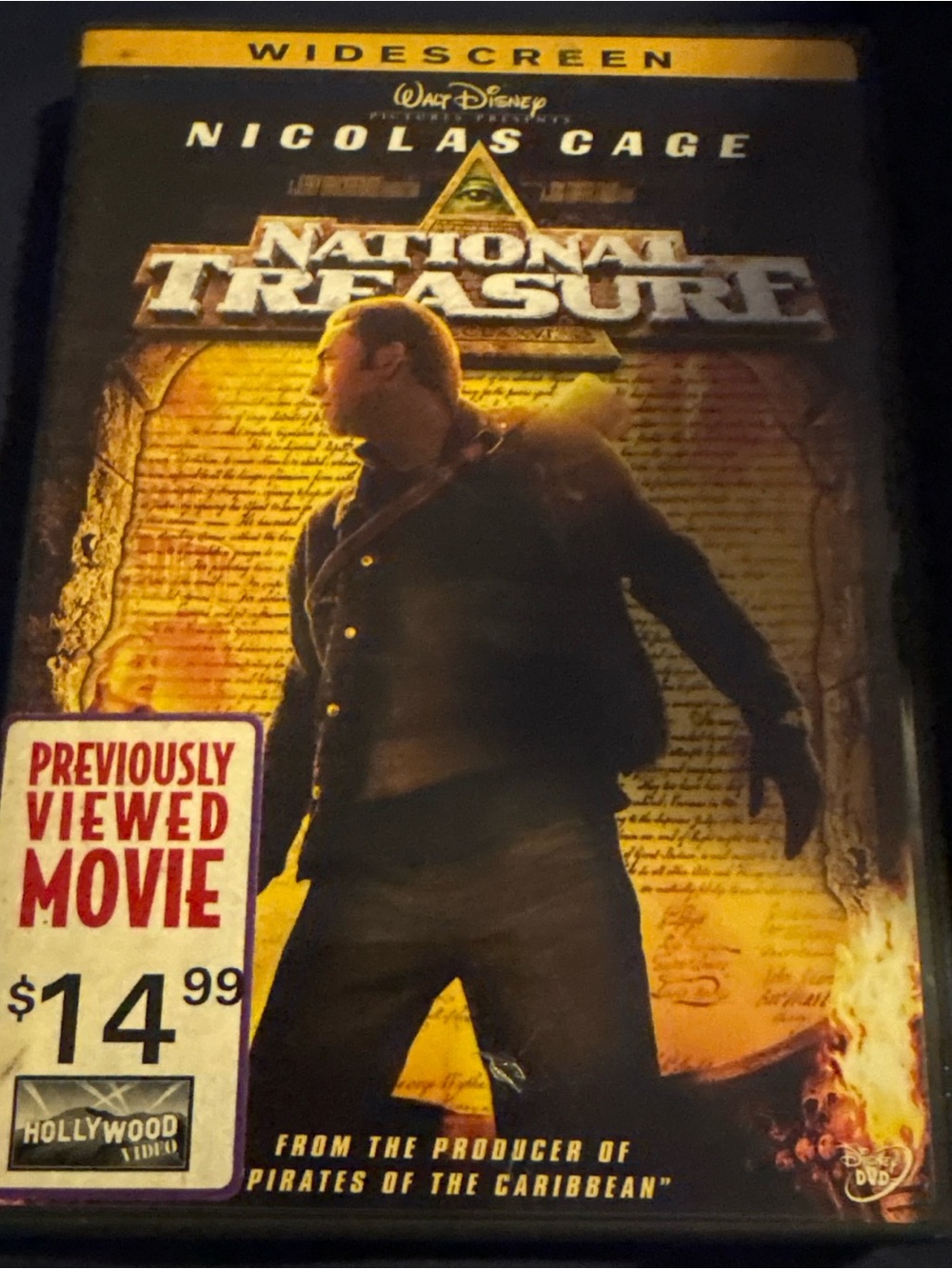 Disney National Treasure DVD - Black, Gold